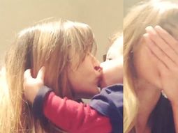 La divertida noche de Jimena Barón con su hijo 