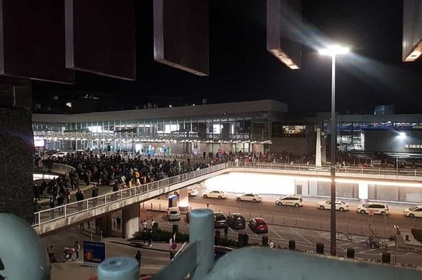 Evacuaron el aeropuerto de Frankfurt