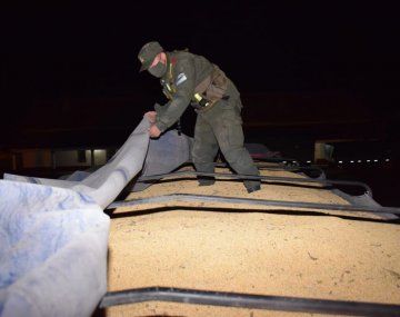 Investigan a gendarmes acusados de facilitar el contrabando de soja a Brasil