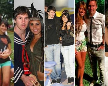 La historia de amor de Messi y Antonella en 40 fotos