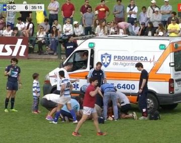 Rugbier del SIC está internado en grave estado tras un golpe en un scrum