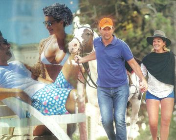 Nancy Pazos y su novio