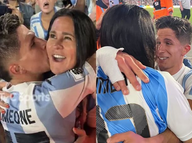 La reacción de Carolina Baldini tras el gol de Giuliano Simeone ante Brasil: No podía contener...