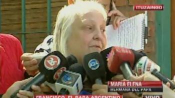 la emocion de la familia del primer papa argentino la emocion de la familia del primer papa argentino