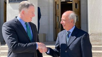 El ministro de Defensa uruguayo, Javier García, visitó el Pentágono. El ministro de Defensa uruguayo, Javier García, visitó el Pentágono.