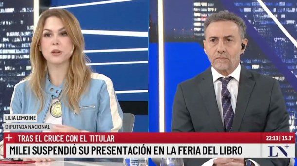 La desopilante versión de Lilia Lemoine sobre la baja de Javier Milei en la Feria del Libro: miedo a autógrafos