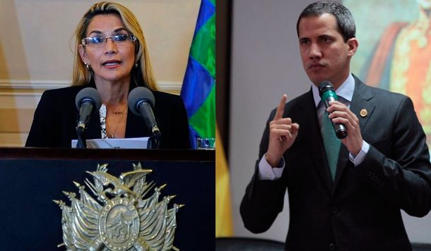 Jeanine Añez reconoció a Juan Guaidó como presidente de Venezuela
