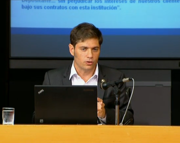 Kicillof: La suspensión al Citibank seguirá hasta que reviertan su postura