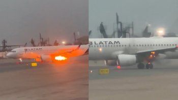Pánico en Perú: se incendió un avión de Latam antes de despegar y tuvieron que evacuar de emergencia. Pánico en Perú: se incendió un avión de Latam antes de despegar y tuvieron que evacuar de emergencia.