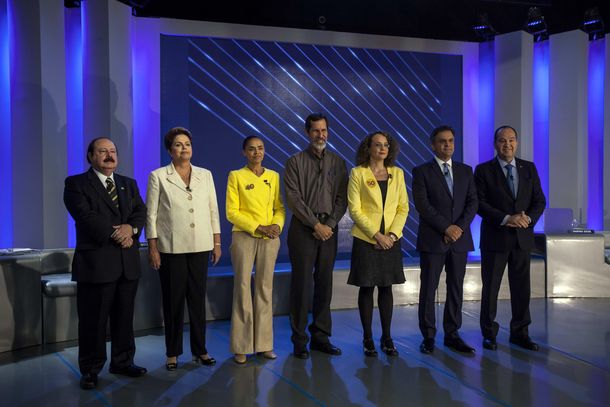 Con un debate televisivo, terminó la campaña electoral en Brasil