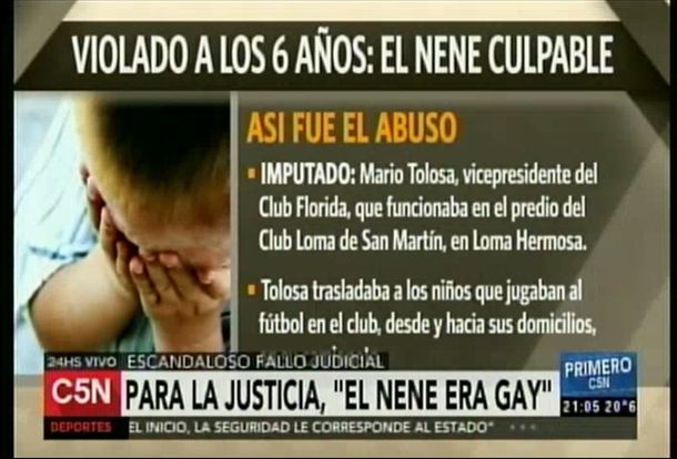 Violado a los 6 años pero culpable: piden juicio político por reducir la pena al abusador