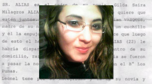 La buscaban y ella se escapó con su novio por temor a que lo maten