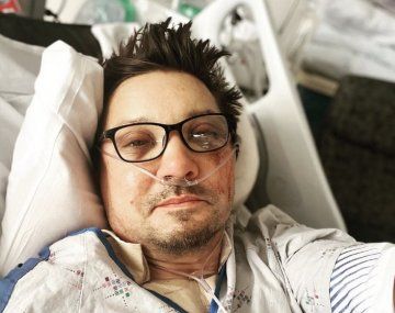 Jeremy Renner reapareció en las redes sociales tras su terrible accidente