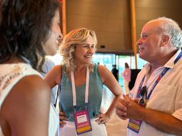 La precandidata del Partido Nacional Laura Raffo en el Punta Tech Meet 2024. La precandidata del Partido Nacional Laura Raffo en el Punta Tech Meet 2024.