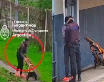 Insólito caso en San Martín: robó material ferroviario y se tomó el tren