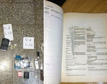 Esto fue parte de lo que se secuestró en la requisa