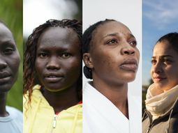 presentaron un equipo de atletas refugiados para las olimpiadas de rio 2016 presentaron un equipo de atletas refugiados para las olimpiadas de rio 2016