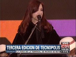 La Presidente inaugura las obras de remodelación del cine Gaumont