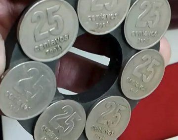 Furor por monedas de 25 centavos que valen hasta $15.000