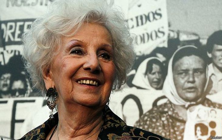 Estela de Carlotto: Sufrí ayer pero hoy estoy nuevamente guerrera”