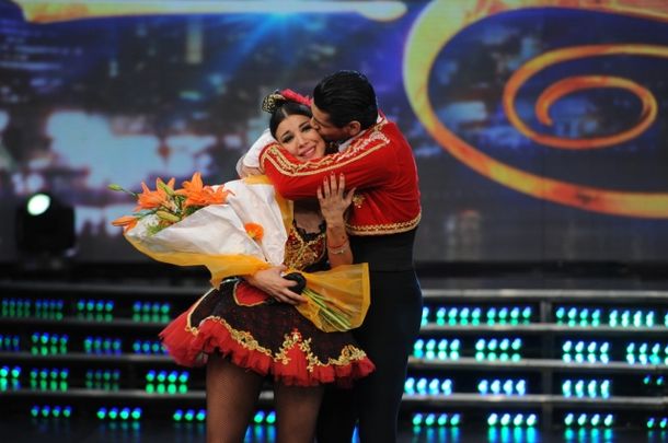 Andrea Rincón quedó eliminada del Bailando 2012
