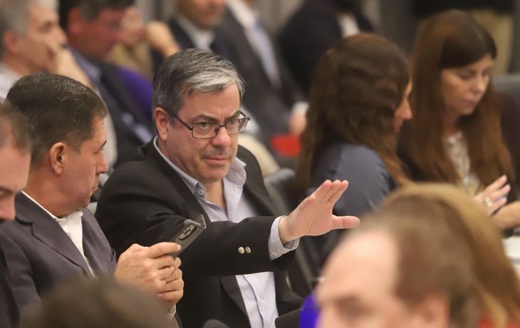 Germán Martínez (UxP) en la Comisión de Legislación Penal de Diputados (Foto: Mariano Fuchila)