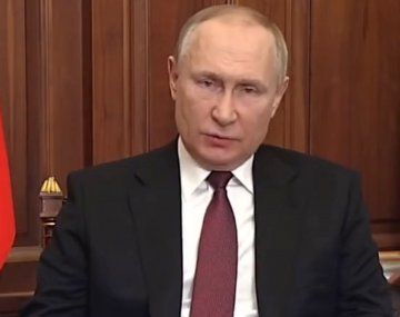 Así anunció Putin el inicio de una operación militar en Ucrania