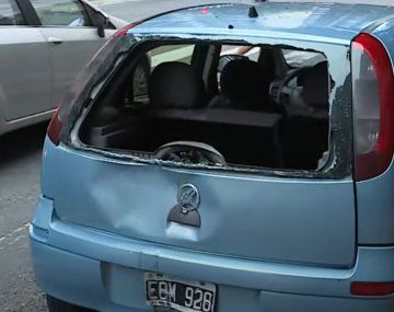 Fuerte choque entre un auto y una moto dejó un herido en Almagro