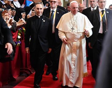 Una visita de Francisco paralizó el fútbol italiano