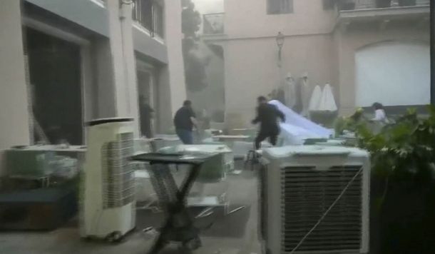 Beirut: impresionante video de una novia que registró el momento de la explosión