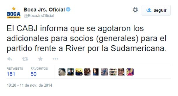 Furia en Boca: populares agotadas en 10 horas y quejas de los hinchas