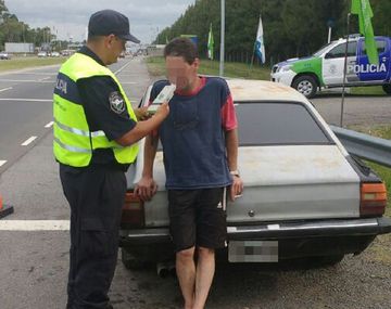 El control de alcoholemia le dio seis veces más de lo permitido