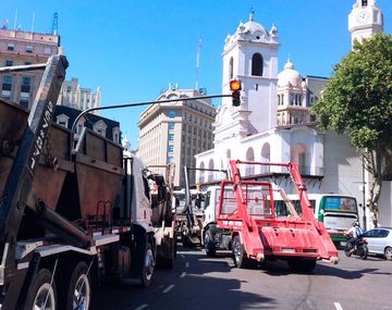 La zona está cerrada al tránsito