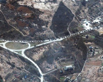 Enorme convoy de tropas rusas rumbo a Kiev