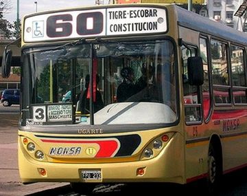 Hoy paran por 24 horas los choferes de la línea 60