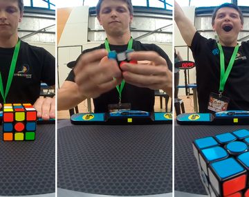 Feliks Zemdegs armó el Cubo de Rubik en menos de 5 segundos