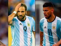 Di María, Higuaín y Agüero, los más criticados. Di María, Higuaín y Agüero, los más criticados.
