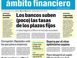 Tapas de diarios del jueves 9 de noviembre de 2017