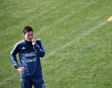 Buen clima en el entrenamiento argentino