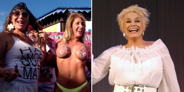 Moria Casán le cortó el corpiño a Ayelén Paleo y Carmen Barbieri estalló