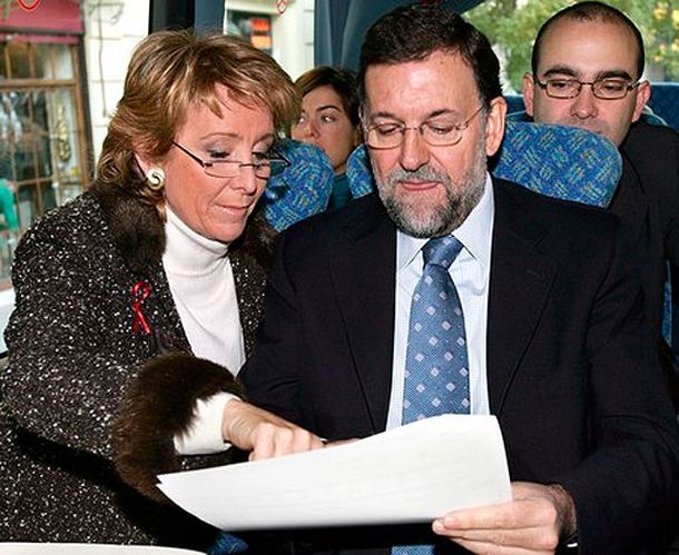 Aguirre y Rajoy