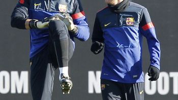 tras el susto, messi entreno y estaria en el proximo partido tras el susto, messi entreno y estaria en el proximo partido