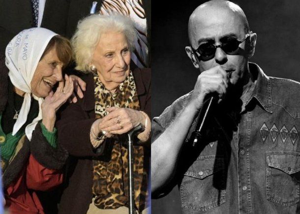 Abuelas y Madres de Plaza de Mayo despidieron a Indio Solari.