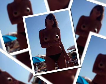 El topless de Vitto Saravia que luego borró