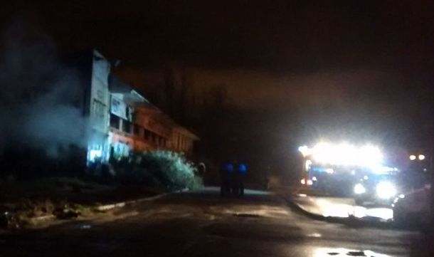Se incendió un galpón del ex Regimiento de La Tablada