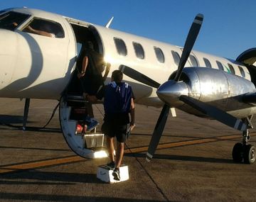 El mal momento que vivió el plantel de la Academia (foto: @RacingClub)