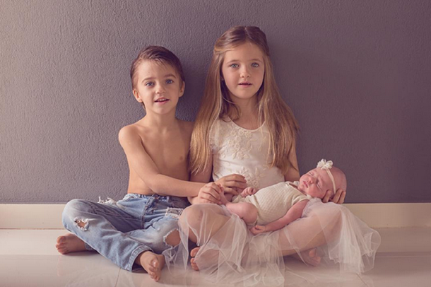 El álbum súper tierno de Roma, la hija de diez días de Rocío Guirao Díaz