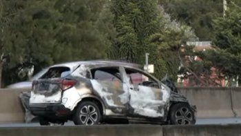 Choque, incendio y muerte en la Panamericana Choque, incendio y muerte en la Panamericana