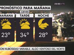 Pronóstico del tiempo del jueves 28 de diciembre de 2017