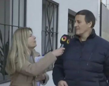 El momento de Mercedes Ninci con el sospechoso del crimen de Diego